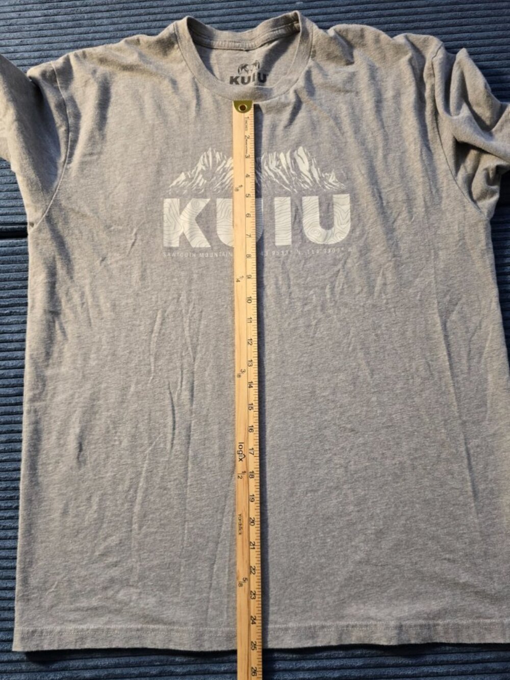 KUIU Sawtooth Mountain Range T‑Shirt Men’s Gray Large | Hunting Outdoor Perform - Picture 5 of 10